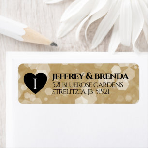 Elegant 1st Paper Wedding Jubileum Celebration Etiket