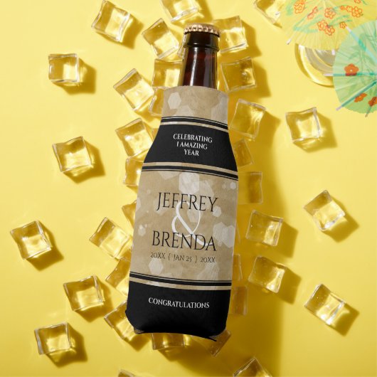 Elegant 1st Paper Wedding Jubileum Celebration Flesjeskoeler (Insitu Zomer)