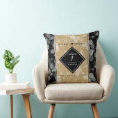 Elegant 1st Paper Wedding Jubileum Celebration Kussen (Stoel)