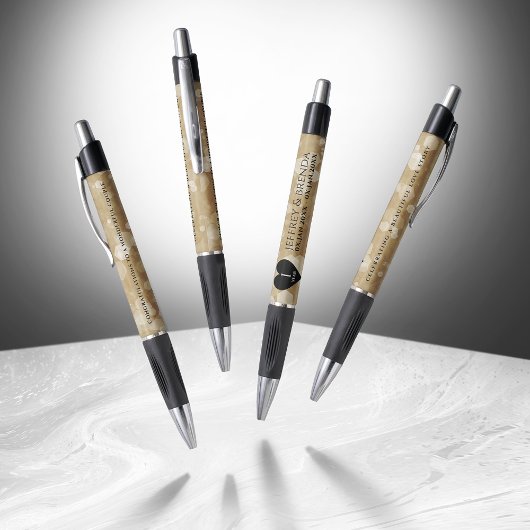 Elegant 1st Paper Wedding Jubileum Celebration Pen