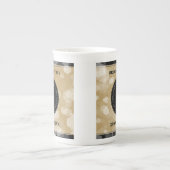 Elegant 1st Paper Wedding Jubileum Celebration Porselein Kop (Voorkant)