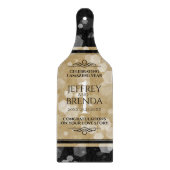 Elegant 1st Paper Wedding Jubileum Celebration Snijplank (Voorkant)