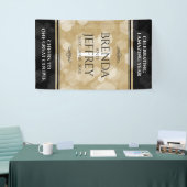 Elegant 1st Paper Wedding Jubileum Celebration Spandoek (Beurs)