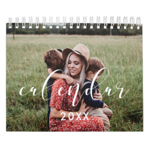 Elegant 2023 fotofamilie kalender