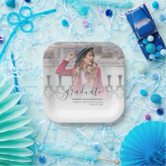 Elegant 2025 Afstudeerder Keepsake Script Graduati Papieren Bordje (Feest)