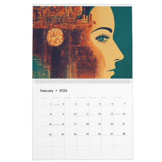 Elegant 2025 Planner & Kalender (Feb 2026)