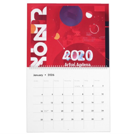Elegant 2025 Planner & Kalender (Jan 2026)