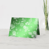 Elegant 20th 38th Emerald Wedding Jubileum Bedankkaart (Achterkant)