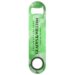 Elegant 20th 38th Emerald Wedding Jubileum Speed Flessenopener