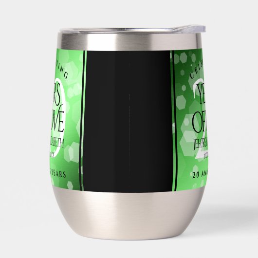 Elegant 20th Emerald Wedding Jubileum (Links)