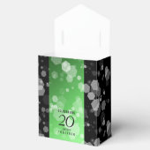 Elegant 20th Emerald Wedding Jubileum Bedankdoosjes (Geopend)