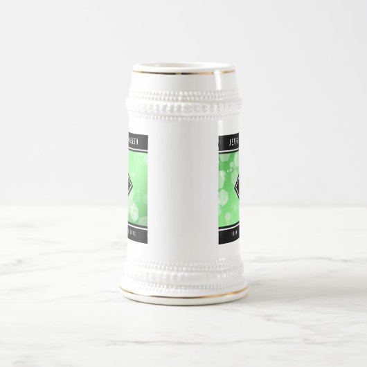 Elegant 20th Emerald Wedding Jubileum Bierpul (Center)