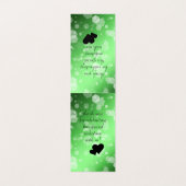 Elegant 20th Emerald Wedding Jubileum Kaart (Binnenkant ongevouwen)