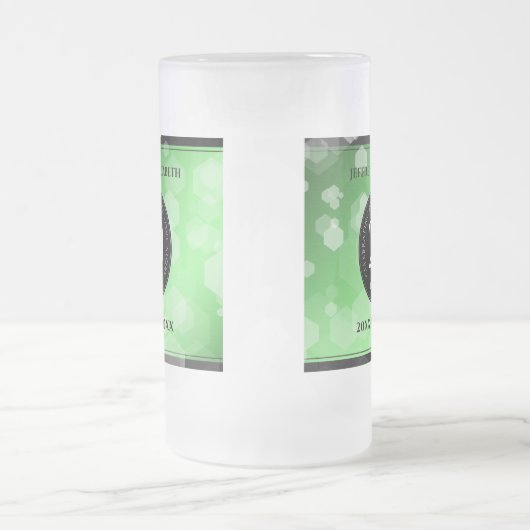 Elegant 20th Emerald Wedding Jubileum Matglas Bierpul (Center)