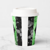 Elegant 20th Emerald Wedding Jubileum Papieren Bekers (Links)