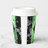 Elegant 20th Emerald Wedding Jubileum Papieren Bekers (Rechts)