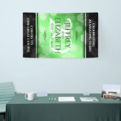 Elegant 20th Emerald Wedding Jubileum Spandoek (Beurs)