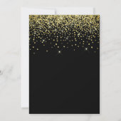 Elegant 20th Wedding Jubileum Gold en Black I Kaart (Achterkant)