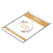 Elegant 21e verjaardagsfeestje Gastenboek Notitieboek (Linkerzijde)