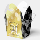 Elegant 21st Brass Wedding Jubileum Bedankdoosjes (Geopend)