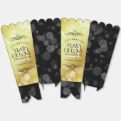 Elegant 21st Brass Wedding Jubileum Celebration Bedankdoosjes (Ongevouwen)