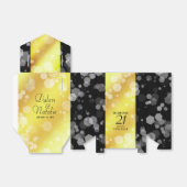 Elegant 21st Brass Wedding Jubileum Celebration Bedankdoosjes (Uitgevouwen)