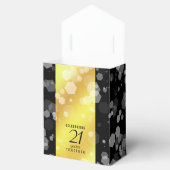 Elegant 21st Brass Wedding Jubileum Celebration Bedankdoosjes (Geopend)