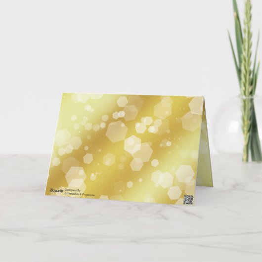 Elegant 21st Brass Wedding Jubileum Celebration Bedankkaart