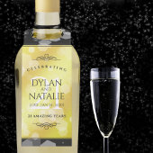 Elegant 21st Brass Wedding Jubileum Celebration Flessenhanger