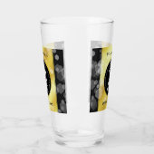 Elegant 21st Brass Wedding Jubileum Celebration Glas (Links)