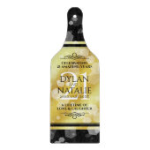 Elegant 21st Brass Wedding Jubileum Celebration Snijplank (Voorkant)