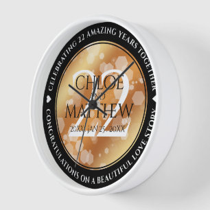 Elegant 22e Copper Wedding Jubileum