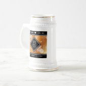 Elegant 22e Copper Wedding Jubileum Bierpul (Voorkant links)