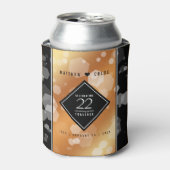 Elegant 22e Copper Wedding Jubileum Blikjeskoeler (Blikje Voorkant)