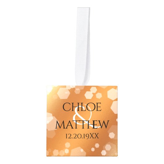 Elegant 22e Copper Wedding Jubileum Decoratie (Voorkant)