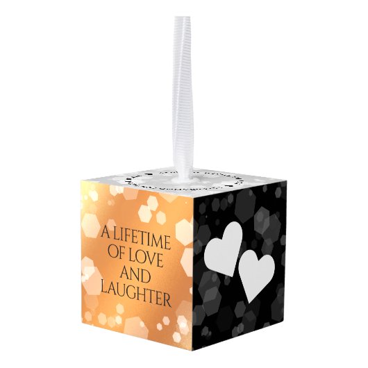 Elegant 22e Copper Wedding Jubileum Decoratie (Achter hoekig)