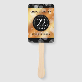 Elegant 22e Copper Wedding Jubileum Handwaaier