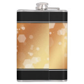 Elegant 22e Copper Wedding Jubileum Heupfles (Achterkant)