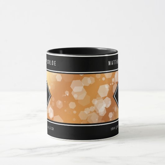 Elegant 22e Copper Wedding Jubileum Mok (Midden)