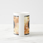 Elegant 22e Copper Wedding Jubileum Porselein Kop (Voorkant)