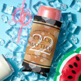 Elegant 22e Copper Wedding Jubileum Seltzer Blikjeskoeler