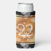 Elegant 22e Copper Wedding Jubileum Seltzer Blikjeskoeler (Seltzer Voorkant)