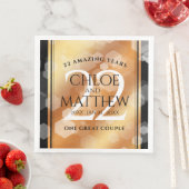 Elegant 22e Copper Wedding Jubileum Servet (Insitu)