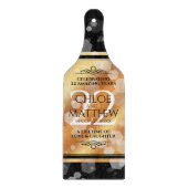 Elegant 22e Copper Wedding Jubileum Snijplank (Voorkant)