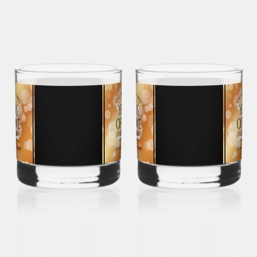 Elegant 22e Copper Wedding Jubileum Whisky Glas (Links)