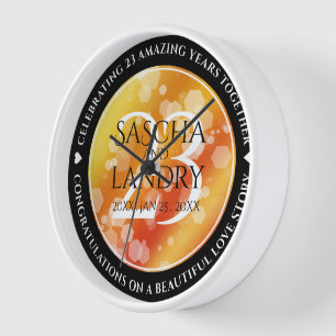 Elegant 23rd Imperial Topaz Wedding Jubileum