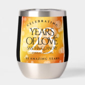 Elegant 23rd Imperial Topaz Wedding Jubileum (Achterkant)