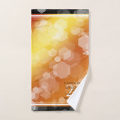 Elegant 23rd Imperial Topaz Wedding Jubileum Bad Handdoek (Handdoek)