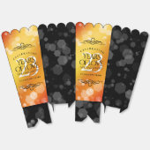 Elegant 23rd Imperial Topaz Wedding Jubileum Bedankdoosjes (Ongevouwen)