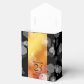 Elegant 23rd Imperial Topaz Wedding Jubileum Bedankdoosjes (Geopend)